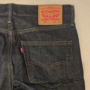 Levi's Men's 508 Dark Indigo Straight Jeans